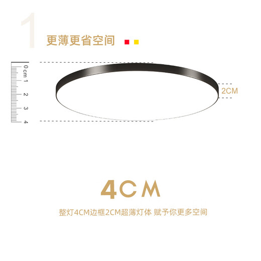 妙普乐室外吸顶灯防蚊虫户外吸顶灯防水防虫庭院屋檐别墅入户大门明 24W白光 25+cm白边框