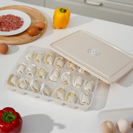 LOCK & LOCK timing dumpling box 21 compartments * 2 + egg box 24 compartments * 1 plastic storage box set mint green