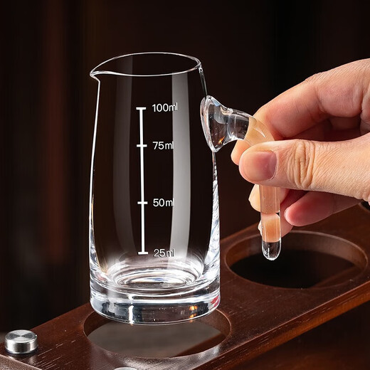 Genas white wine glass wine dispenser set household wine set two or two cups wine jug glass spirit cup storage rack 10 pots 10 cups