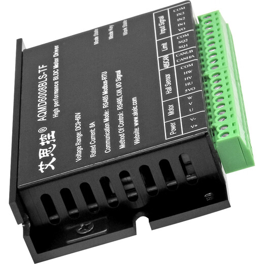 AQMD6008BLS-TF-I 8A FOC brushless DC motor driver RS485/CAN standard model AQMD6008BLS-TF-I