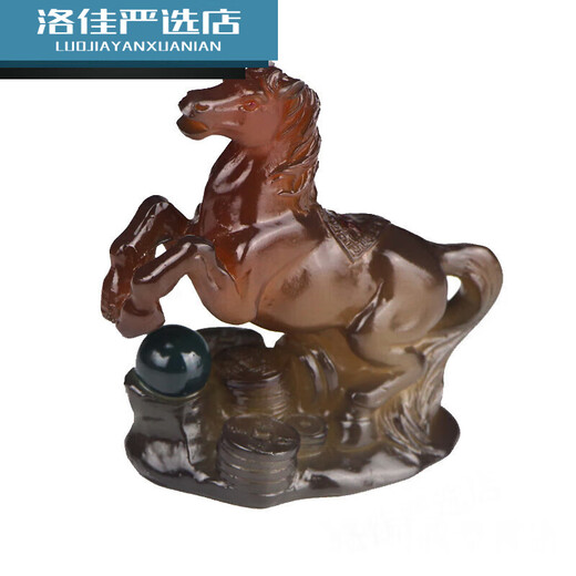 Creative color-changing tea pet ornaments, tea table, tea table, tea art and tea set ornaments, high-quality products that can raise horses to make money immediately. The horses turn to yellow jade color.