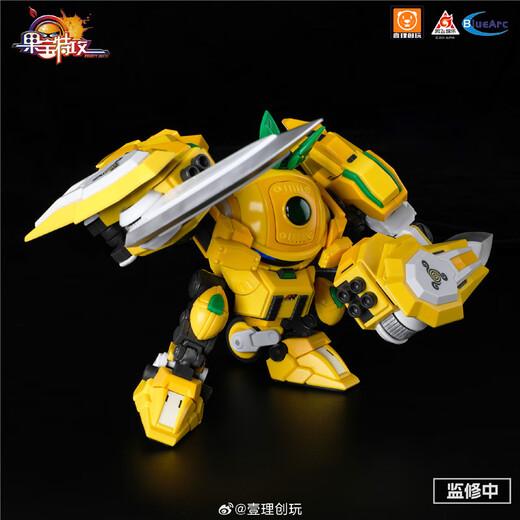 UCGO 壹理创玩 果宝特攻 拼装模型玩具 14cm 菠萝战宝（带特典）
