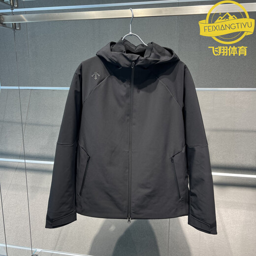 DESCENTE Men's Autumn and Winter New Product 24 Sports and Leisure Two-piece Set Two-in-One Jacket D4431TTT51 D4431TTT51-BK Black 2XL -185/104A