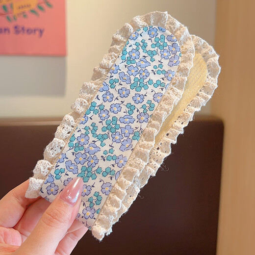 BARY REEF Sweet and Cute Colorful Widening Bangs Sticker Broken Hair Artifact for Girls Children's Velcro Sticker Baby Girl Doesn't Hurt Broken Hair Stickers Little Apple - This on Hair 1pc