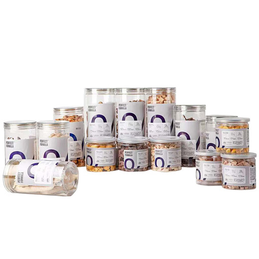 Perfect formula formula freeze-dried cats and dogs wanmei formula snacks freeze-dried staple food companion nutrition fattening cod fish with beautiful hair skin freeze-dried chicken cubes 100g hair gills and meat expiry date