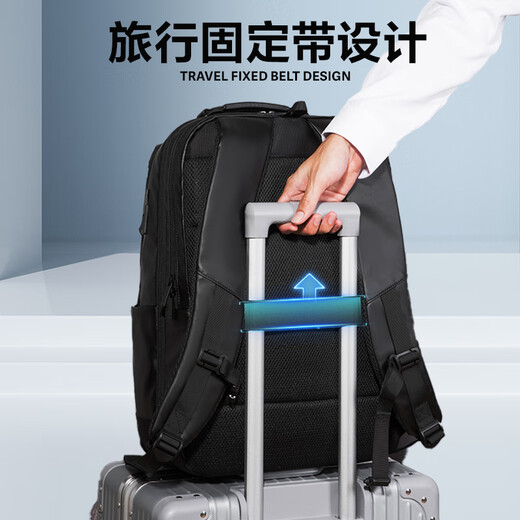 Victoria Traveler Rucksack Herren 17,3-Zoll-Laptop-Tasche Großkapazität Business Rucksack Reisetasche Rucksack V9089
