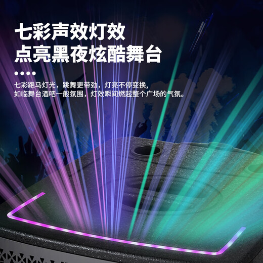 Newman K33 15-inch Square Dance Outdoor Bluetooth Trolley Speaker High Power Portable Electric Acoustic Guitar Folk Instrument Speaker Performance K Song Subwoofer Street Stall Speaker Double Microphone