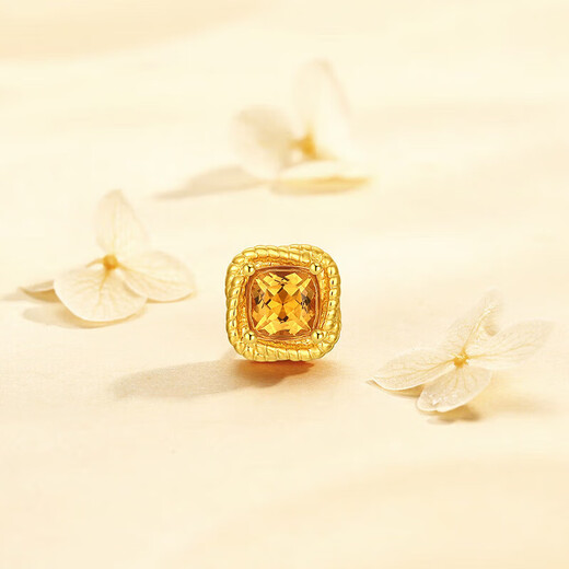 Chao Acer 18K gold crystal earrings for women’s birthday gift to Jian Jingtong EEK36500087 single model