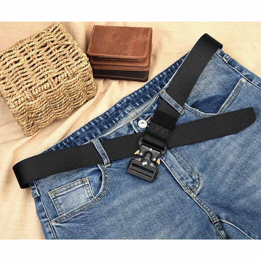 Extreme (JEVI) belt men's Cobra tactical belt casual youth buckle nylon braided men's military training canvas belt