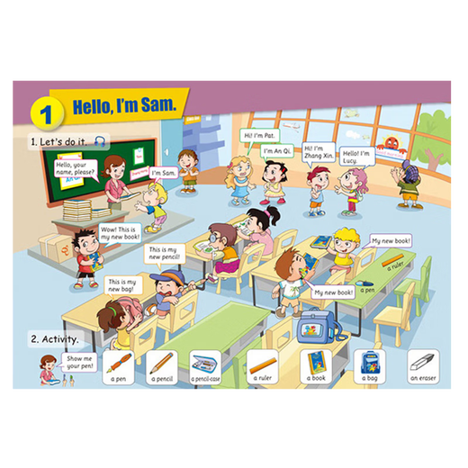 Cambridge Children's English Preparatory Level 1, 2 and 3 textbooks (WeChat value-added version) 128 series Xi'an Jiaotong University Children's English Training Textbooks produced by Xinzhitang Group Purchase Premium without AR Card Cambridge Children's English Level 1 Textbooks