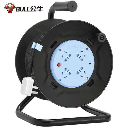 Bull reel socket mobile cable winding reel reel roller roller drag line extension cord plug strip