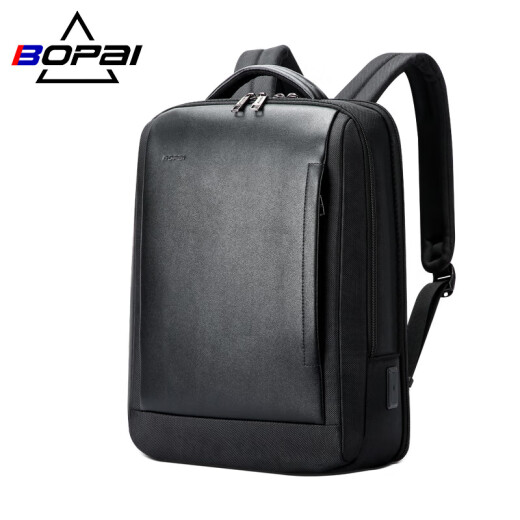 Bopai Backpack Men's Charging Business 15.6-inch Computer Bag Travel College Student Bag
