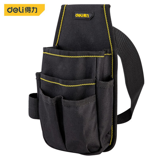 Deli Oxford cloth tool bag multifunctional electrician bag storage bag shoulder handbag large space tool bag tool bag tool small waist bag DL430003