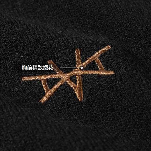 HLA Hailan House brand exclusive long-sleeved sweater for men light business classic warm sweater for men spring and autumn