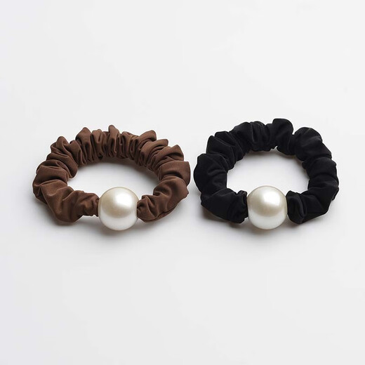 Chimera (CHIMERA) simple headband for women, 2 pieces of high elastic ball hair accessories, headband, large intestine hair ring, ponytail hair rope
