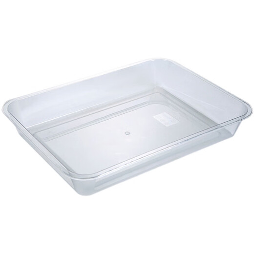 Fantasy acrylic transparent braised vegetable cold dish food display plate commercial cooked food tray plastic plate rectangular square plate 42x29.5x6.5cm