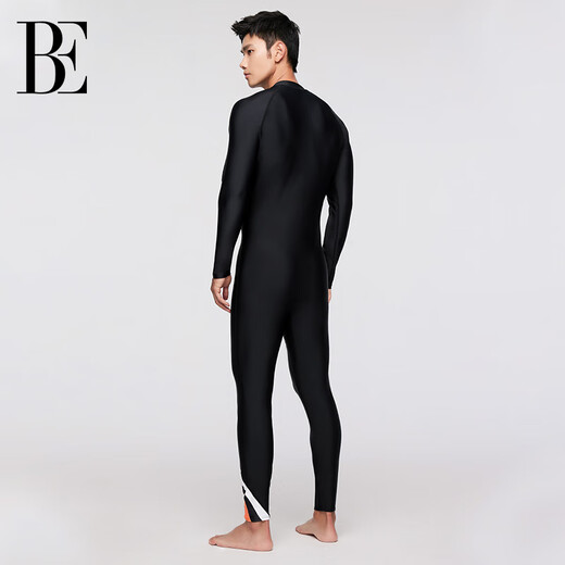 Vander'an (BALNEAIRE) men's jumpsuit multi-functional long-sleeved trousers sun protection lightweight breathable comfortable hot spring seaside 61665 charming black orange 2XL