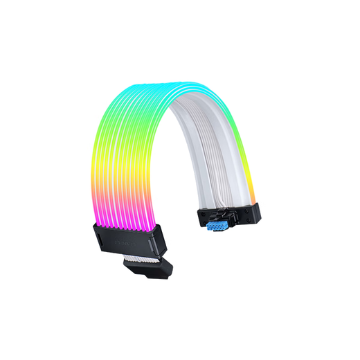 LIANLI Lianli Strimer Yicai neon color line fourth generation wireless version graphics card extension cable 12+4-Pin widened version power extension cable RGB cable