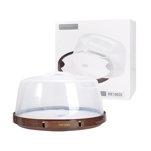 Xuechu Cake Box 6-8 inch transparent birthday cake packaging box, snack packaging, take-out crisper box, free ice bag