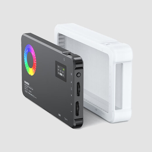 MAMEN slow shutter (MAMEN) SL-C02 full color RGB fill light portable LED pocket photo dual color temperature photography light mirrorless camera handheld lighting special effects atmosphere light C02 full color fill light hot shoe + charging cable + storage bag + diffuser