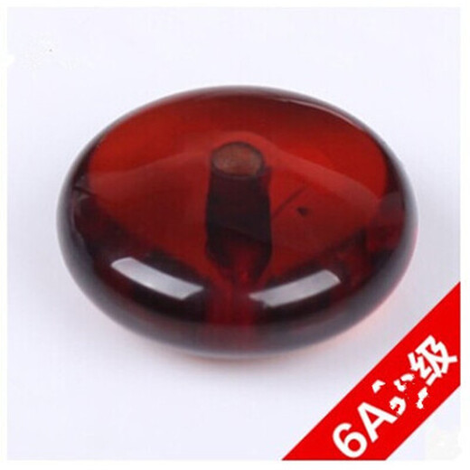 Dingfei beeswax blood amber separator abacus beads DIY bracelet accessories amber male and female spacer accessories 1.0 King Kong 12mm 12mm*3mm single piece