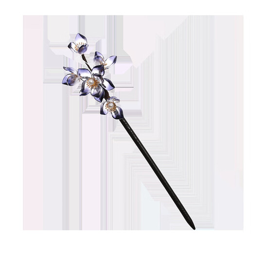 Xiaoqinggua new wooden flower hairpin retro step shake handmade wooden hairpin ancient style hairpin ancient style high-end hairpin F2917 wooden flower hairpin
