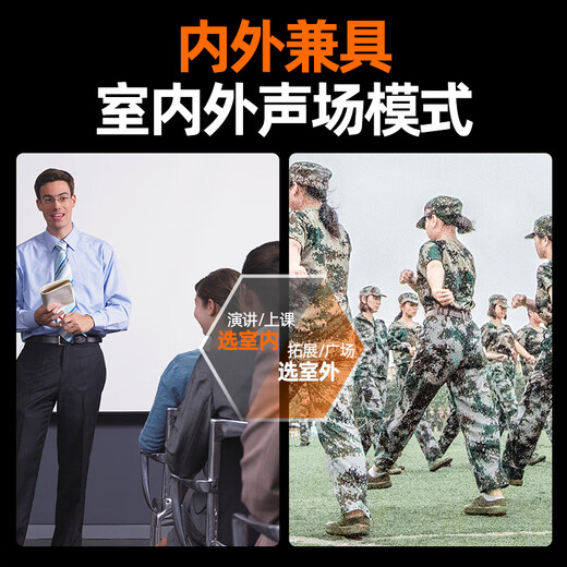 SANSUI outdoor karaoke rod audio high-power heavy bass square dance audio portable smart speaker with microphone 12-inch A12 electric acoustic guitar folk instrument speaker