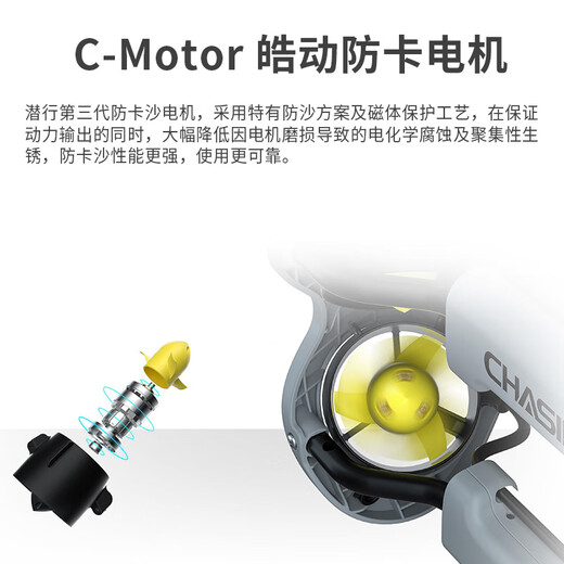 Lingle Qianqian P100S light industrial grade robot ultra-clear visual professional rescue underwater drone customized model Qianqian P100 electromechanical version 200 meters