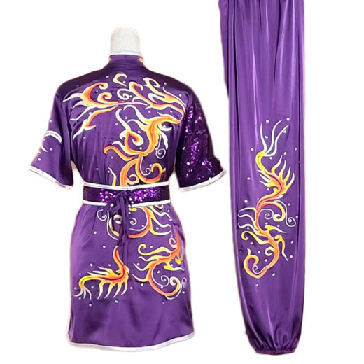 Jiayuanhang (JYH) Jiayuanhang adult and children's martial arts performance clothing embroidered Xiangyun routine competition clothing Changquan practice clothing art test color clothing Xiangyun 1 one size fits all