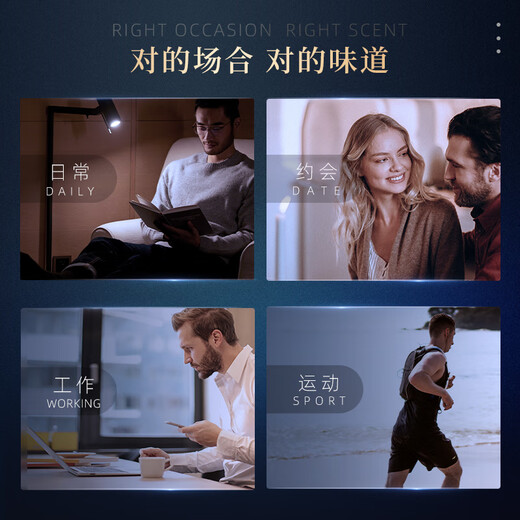 Hefengyu men's perfume 100ml cologne light fragrance long-lasting fresh fragrance gift box set as a New Year gift for your boyfriend