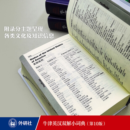 牛津英汉双解小词典 第10版 2025初中小学高中生推荐英语词典英汉词典