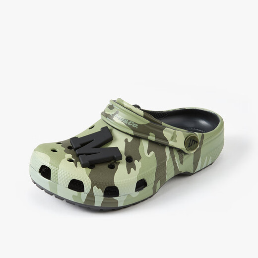 Little MO&Co. Children's Clothing New Men's and Women's Crocs Sandals Slippers Breathable Children's Shoes Children's Shoes Classic Camouflage Color 35 Inner Length 22.5cm