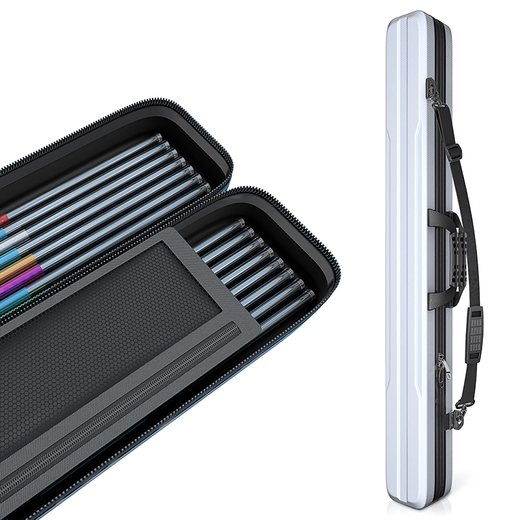 Wuhan Deng Gang flagship hard-shell fishing rod bag waterproof rod bag multi-functional rod box fishing gear bag rod bag umbrella bag hardened and thickened PC-gold 127*15*13cm can be installed