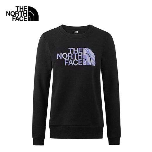 The North Face knitted sweatshirt women's outdoor sports comfortable pullover 88FU black/JK3 L