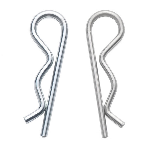 Jinggong B-type pin R-type pin elastic split pin stainless steel wave pin R-shaped pin bayonet hairpin lock pin 7 150 (5 pieces) B type spring steel