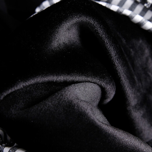 Shani Doro large size women's loose fat mm spring and autumn winter clothing new slim model fake two-piece velvet warm sweatshirt for women 17491 black velvet 2XL recommended 140-160Jin Jin equals 0.5 kg to wear