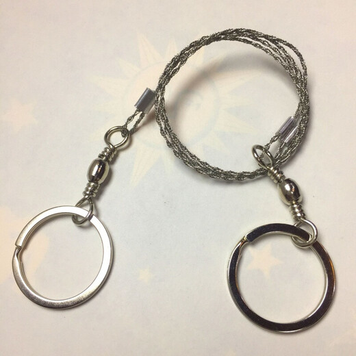 Wuyang Yilang hand-pulled wire saw, wire saw, chain saw, wire saw, wire saw, wire saw, survival saw, outdoor sawing wire, about 72CM long, 1 piece