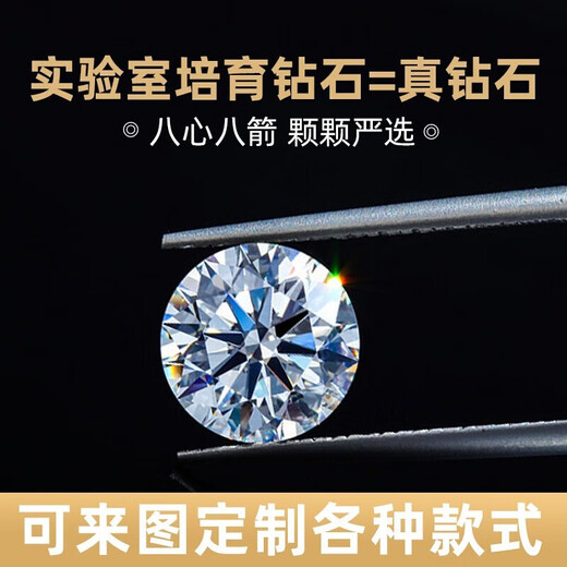 Siele white 18K gold set with 1 carat man-made diamond cluster set ring with man-made diamonds as a birthday gift for girlfriend 1 carat/D/VVS/3EX/N