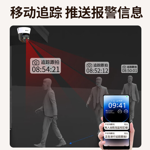 Moniteur Batianan 360 degrés sans angles morts avec vision nocturne caméra commerciale montée au plafond sans fil panoramique-inclinaison hémisphère rotatif surveillance maison porte d'entrée intérieure couloir ascenseur