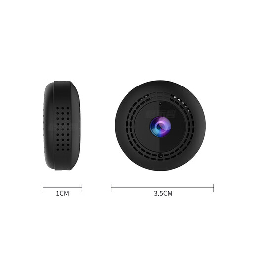 Orange Lezhi Home Home Thin Sounveillance Camera 4G Réseau Mobile Phone Mobile Monitor Remote Plug Free Free Ultra-Thin High Definition Vision Night Wireless Camera Video Enregistreur vidéo Portable WiFi Ultra-Thin 2025 Edition + 32G + Black