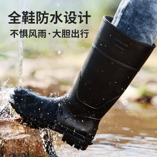 Boots de lluvia de escudo de pistola azul