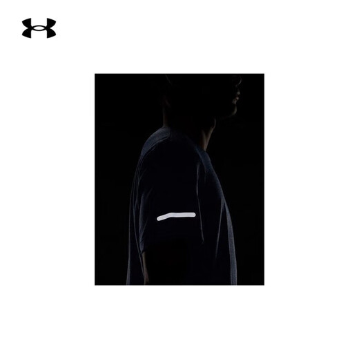 
Under Armor (UNDERARMOUR) official short-sleeved men's spring and summer Seamless fitness training suit breathable running half-sleeved sports T-shirt men's clothing 692 blue-63% nylon 37% polyester fiber L