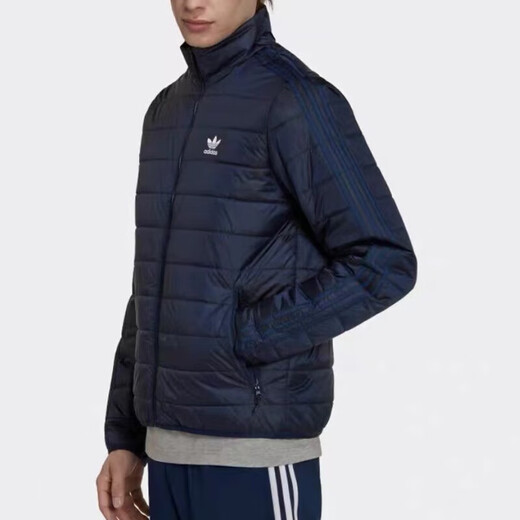 Adidas Clover coton vêtements hommes hiver nouveau mince chaud coton vêtements col montant coupe-vent vêtements de sport veste décontractée HL9215 XL