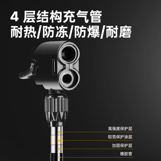 Permanent pump bicycle household high-pressure motorcycle inflatable electric vehicle car basketball universal trachea portable