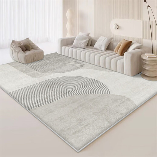 Gudie thickened loop velvet cream style living room coffee table large carpet sofa bedroom ins light luxury wash-free sound insulation loop velvet tpr-2586 300*400cm