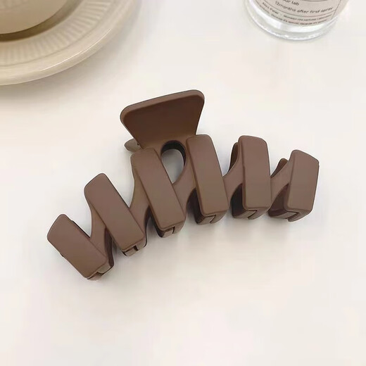 Chimera (CHIMERA) versatile hair clip for women to go out with hair on the back of the head, large shark clip, hair clip, frosted wave clip