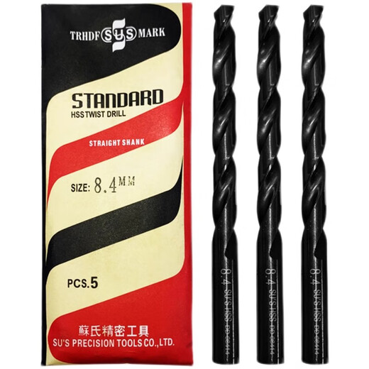 SUPERTOOL original imported Taiwan SUS Su Shi drill bit straight shank drill bit high speed steel twist drill stainless steel drill tip 3.1-3.5 Please note Specifications