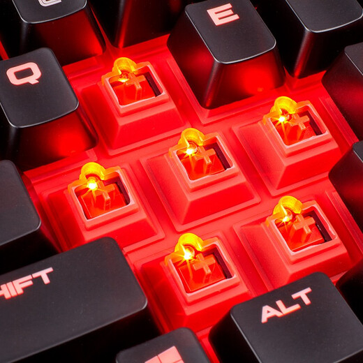 美商海盗船 (USCORSAIR) K68 机械键盘 防尘防泼溅 CherryMX轴体 炫彩背光  K68红轴+M65鼠标