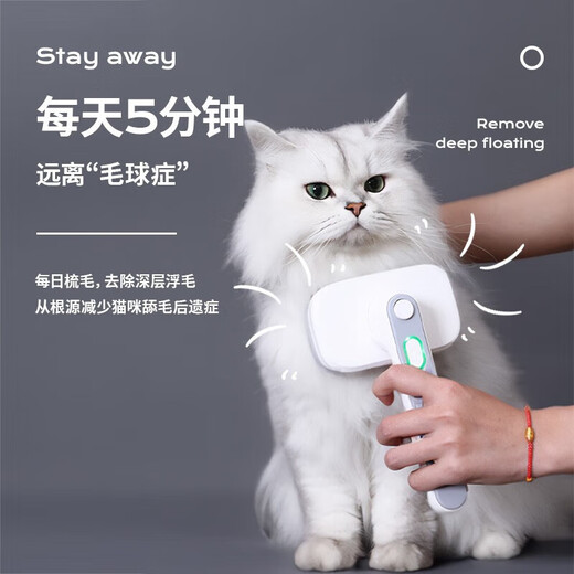 Huayuan Pet Equipment (hoopet) Negative Ion Pet Comb Cat Hair Comb Dog Hair Comb Brush Artifact Long Hair Cat Remover Large Dog Needle Comb