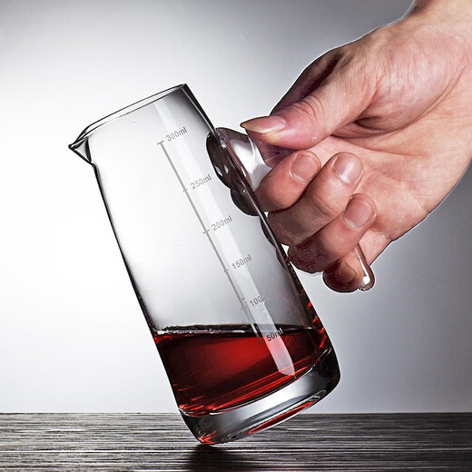 MIDOC crystal glass liquor dispenser, household small bottle, foreign wine, red wine decanter, hotel use, straight style 500ml